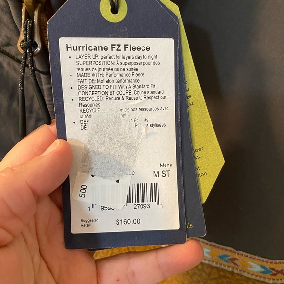 Prana Hurricane F2 unisex fleece jacket size medium. 90’s. Sepia color (brown) - Picture 5 of 10